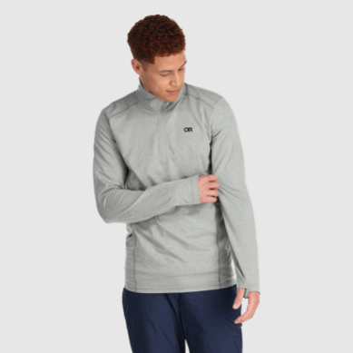 Outdoor UK Men's Baritone Quarter Zip Black