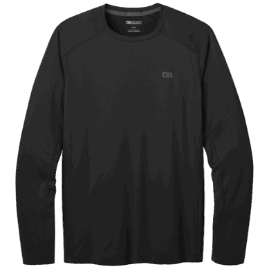 Outdoor UK Men's Argon L/S Tee Black