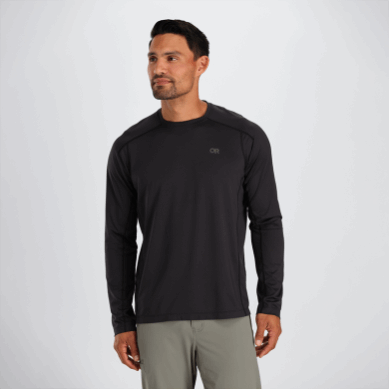 Outdoor UK Men's Argon L/S Tee Black