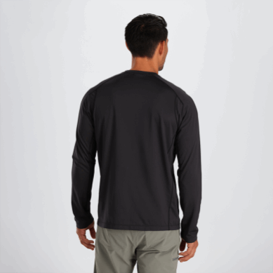 Outdoor UK Men's Argon L/S Tee Black
