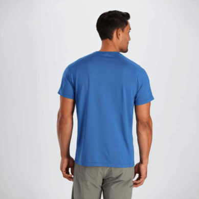 Outdoor UK Men's Argon S/S Tee Classic Blue