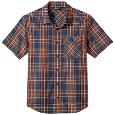 Outdoor UK Men's Seapine S/S Shirt Naval Blue