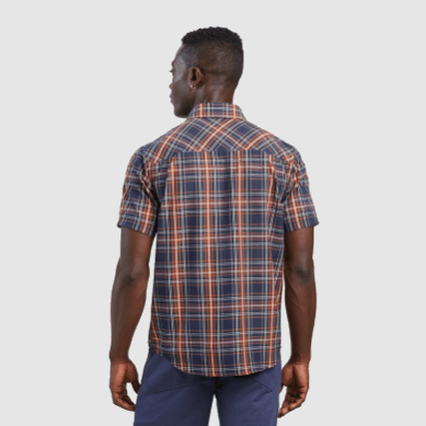 Outdoor UK Men's Seapine S/S Shirt Naval Blue