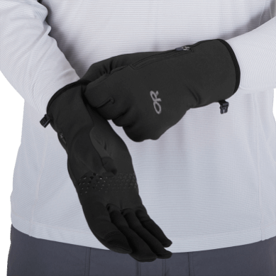 Outdoor UK Men's Versaliner Sensor Gloves Black