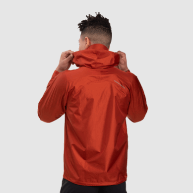 Outdoor UK Men's Helium Rain Jacket Redrock