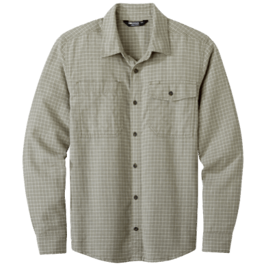 Outdoor UK Men's Ironhorse L/S Shirt Flint Plaid