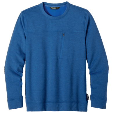 Outdoor UK Men's Emersion Fleece Crew Classic Blue Heather