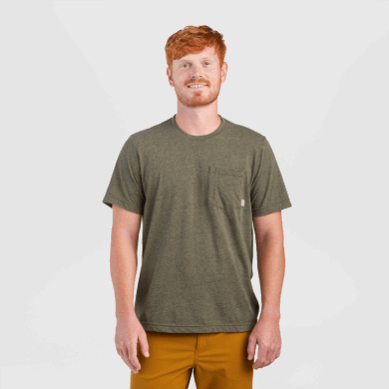 Outdoor UK Men's Terra S/S Tee Flint Heather