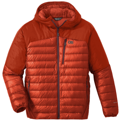 Outdoor UK Men's Helium Down Hoodie Redrock
