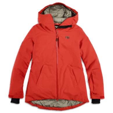 Outdoor UK Women's Snowcrew Jacket Cranberry