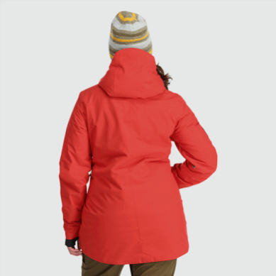 Outdoor UK Women's Snowcrew Jacket Cranberry