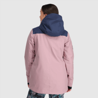 Outdoor UK Women's Snowcrew Jacket Naval Blue/Moth