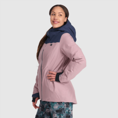 Outdoor UK Women's Snowcrew Jacket Naval Blue/Moth
