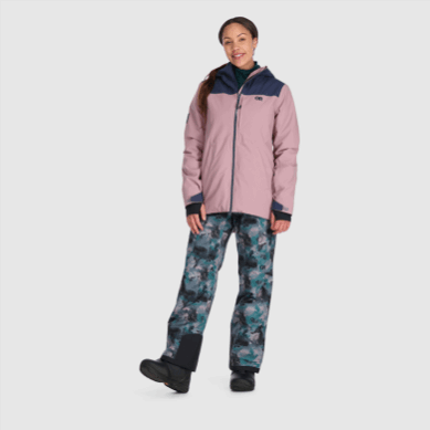 Outdoor UK Women's Snowcrew Jacket Naval Blue/Moth