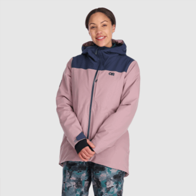Outdoor UK Women's Snowcrew Jacket Naval Blue/Moth