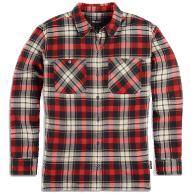 Outdoor UK Women's Feedback Flannel Shirt Cranberry Plaid