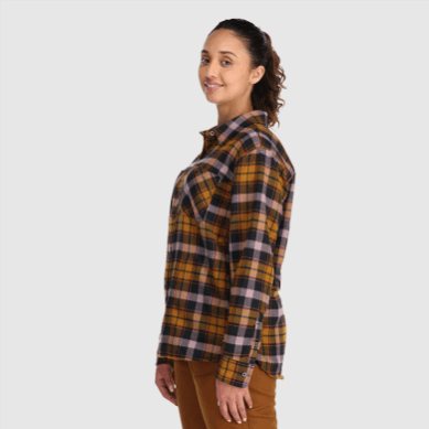 Outdoor UK Women's Feedback Flannel Shirt Tapenade Plaid