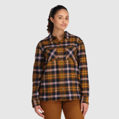 Outdoor UK Women's Feedback Flannel Shirt Tapenade Plaid
