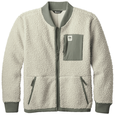 Outdoor UK Women's Juneau Sherpa Fleece Jacket Fog