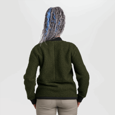Outdoor UK Women's Juneau Sherpa Fleece Jacket Loden