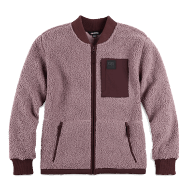 Outdoor UK Women's Juneau Sherpa Fleece Jacket Moth