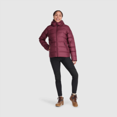 Outdoor UK Women's Coldfront Down Hoodie Kalamata