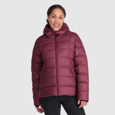 Outdoor UK Women's Coldfront Down Hoodie Kalamata