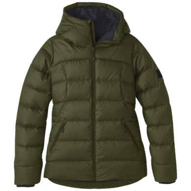 Outdoor UK Women's Coldfront Down Hoodie Loden