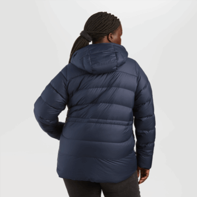 Outdoor UK Women's Coldfront Down Hoodie Naval Blue