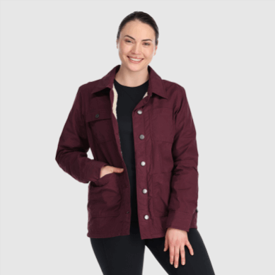 Outdoor UK Women's Lined Chore Jacket Kalamata