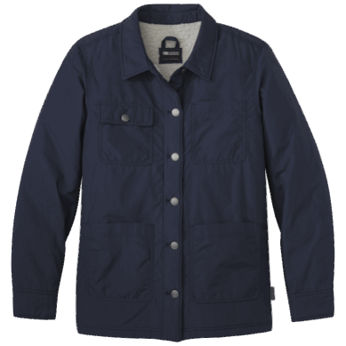 Outdoor UK Women's Lined Chore Jacket Naval Blue