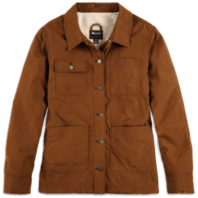 Outdoor UK Women's Lined Chore Jacket Saddle