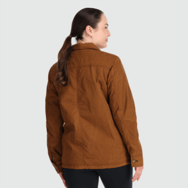 Outdoor UK Women's Lined Chore Jacket Saddle