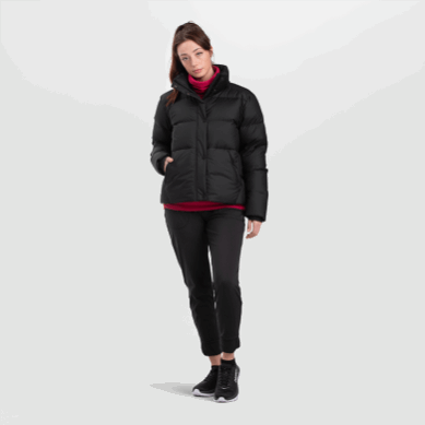 Outdoor UK Women's Coldfront Down Jacket Black