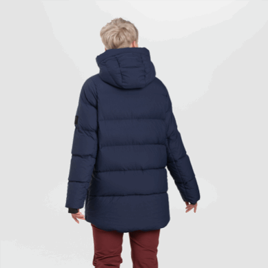 Outdoor UK Women's Coze Down Coat Naval Blue