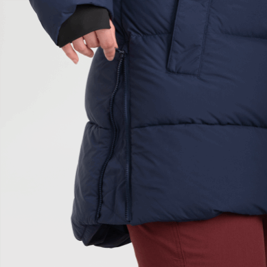 Outdoor UK Women's Coze Down Coat Naval Blue