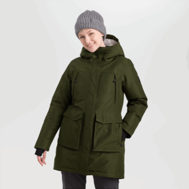 Outdoor UK Women's Stormcraft Down Parka Loden