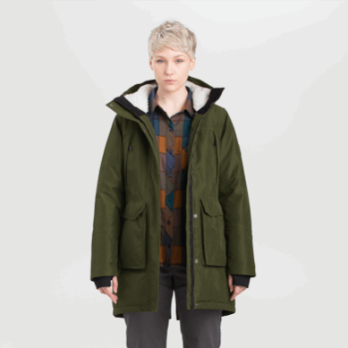 Outdoor UK Women's Stormcraft Down Parka Loden