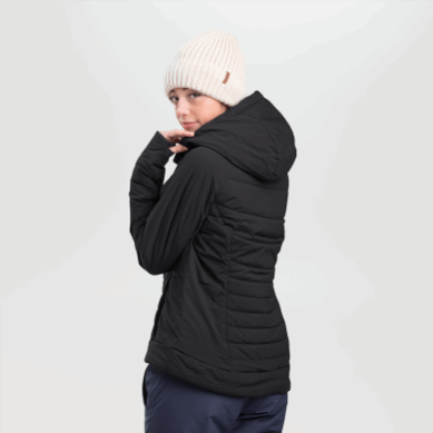 Outdoor UK Women's Shadow Insulated Hoodie Black