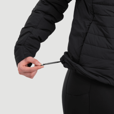 Outdoor UK Women's Shadow Insulated Hoodie Black