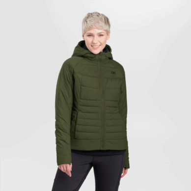 Outdoor UK Women's Shadow Insulated Hoodie Loden