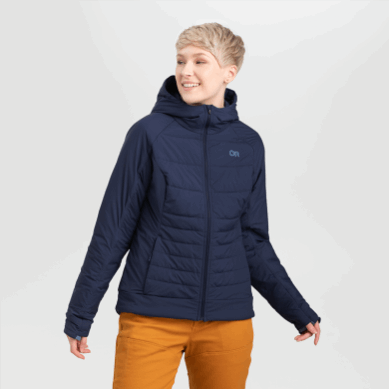 Outdoor UK Women's Shadow Insulated Hoodie Naval Blue