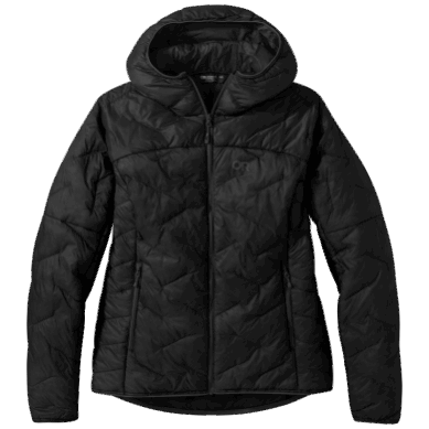 Outdoor UK Women's Superstrand Lt Hoodie Black