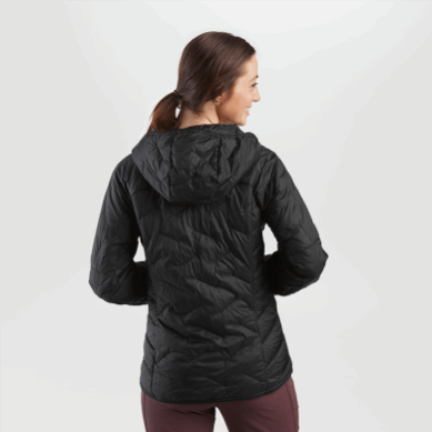 Outdoor UK Women's Superstrand Lt Hoodie Black