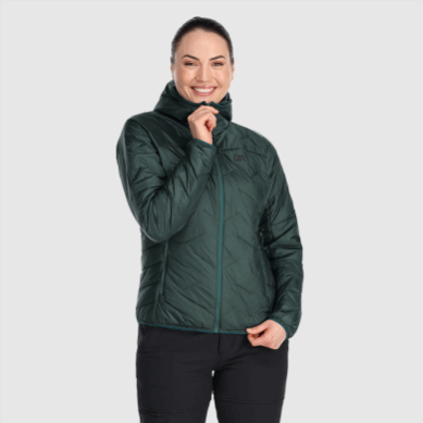 Outdoor UK Women's Superstrand Lt Hoodie Treeline