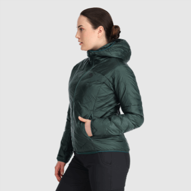 Outdoor UK Women's Superstrand Lt Hoodie Treeline