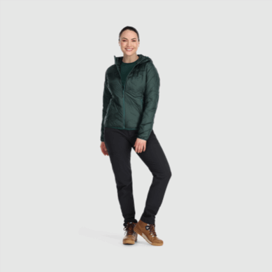 Outdoor UK Women's Superstrand Lt Hoodie Treeline