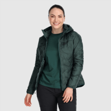 Outdoor UK Women's Superstrand Lt Hoodie Treeline