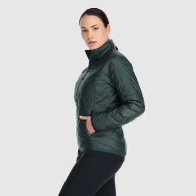 Outdoor UK Women's Superstrand Lt Jacket Treeline