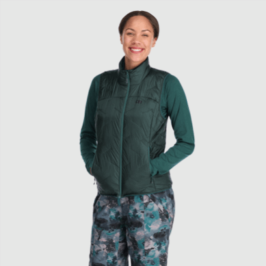 Outdoor UK Women's Superstrand Lt Vest Treeline